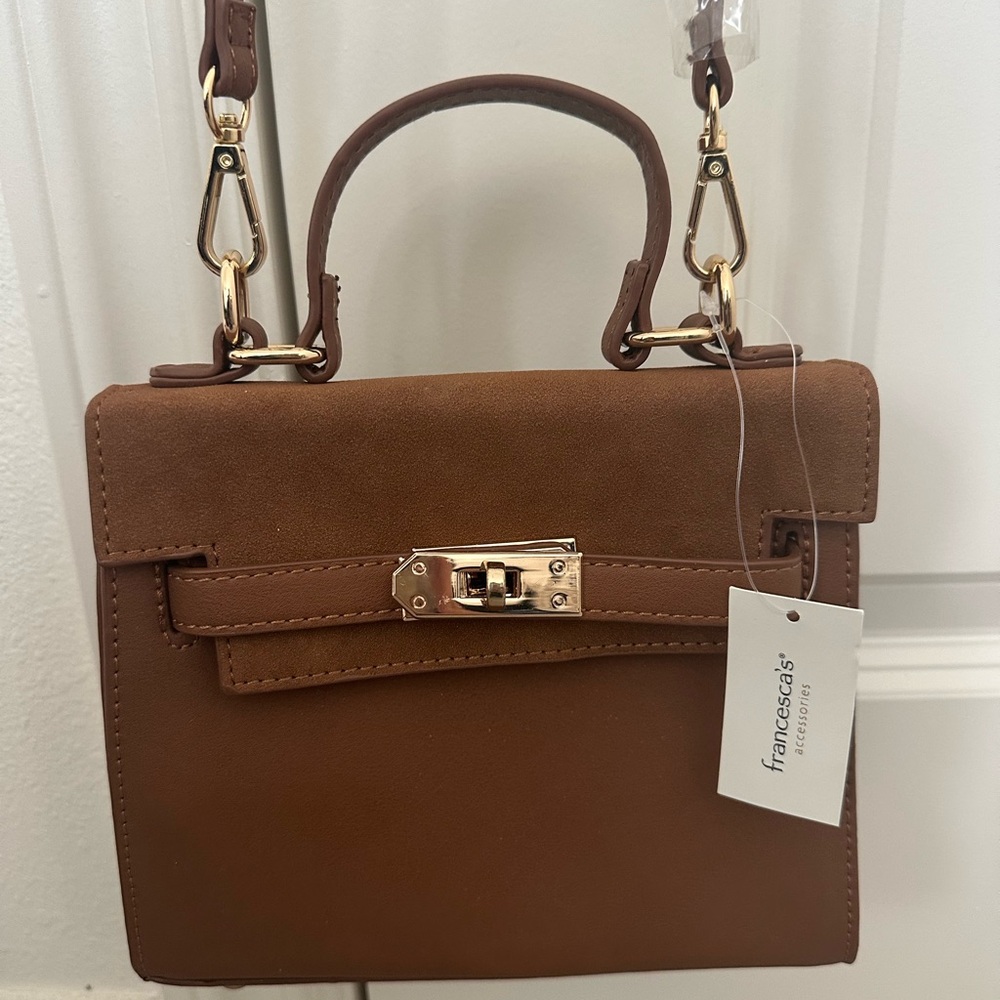 Francesca’s brown crossbody purse